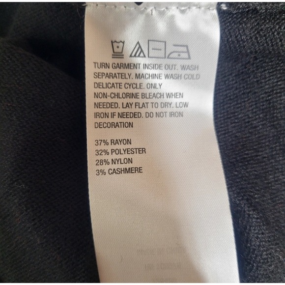 IMAN Jeweled Embellished Touch of Cashmere Sweater Tunic XS Black NWT - Picture 10 of 10